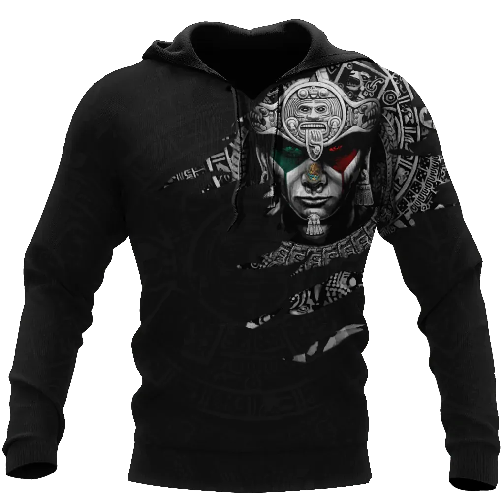 3D Aztec Warrior Hoodie For Men And Women, Aztec Print Hoodie Men'S, Women Aztec Hoodie