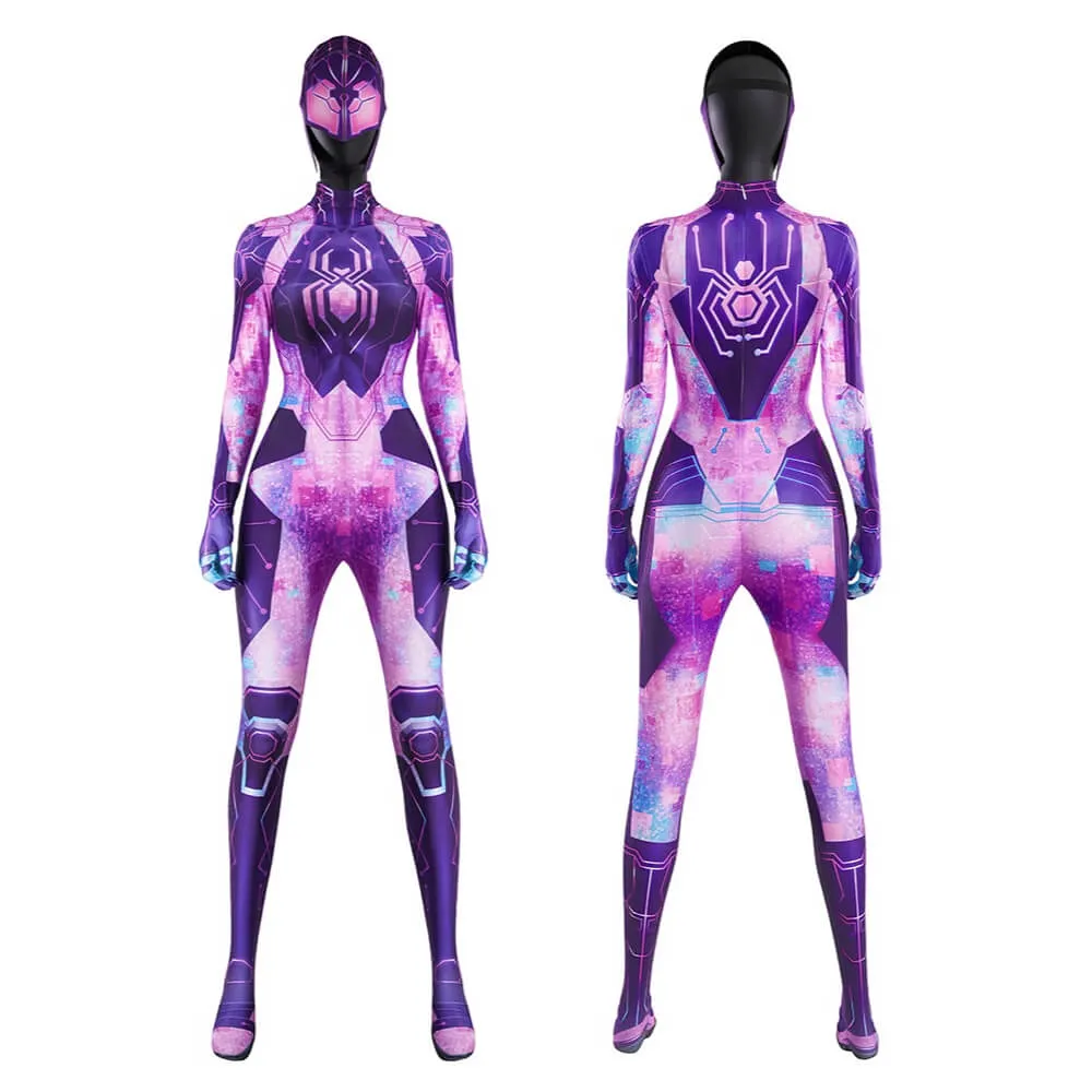 Across the Spider-Verse Spider-Byte Margo Kess Cosplay Costume Spider-Man