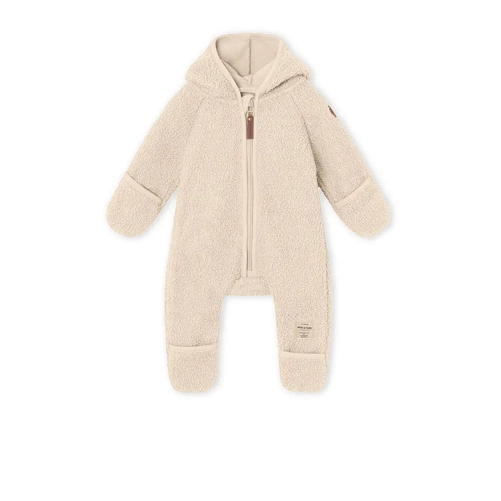 Adel Teddyfleece Jumpsuit. GRS Sand Dollar