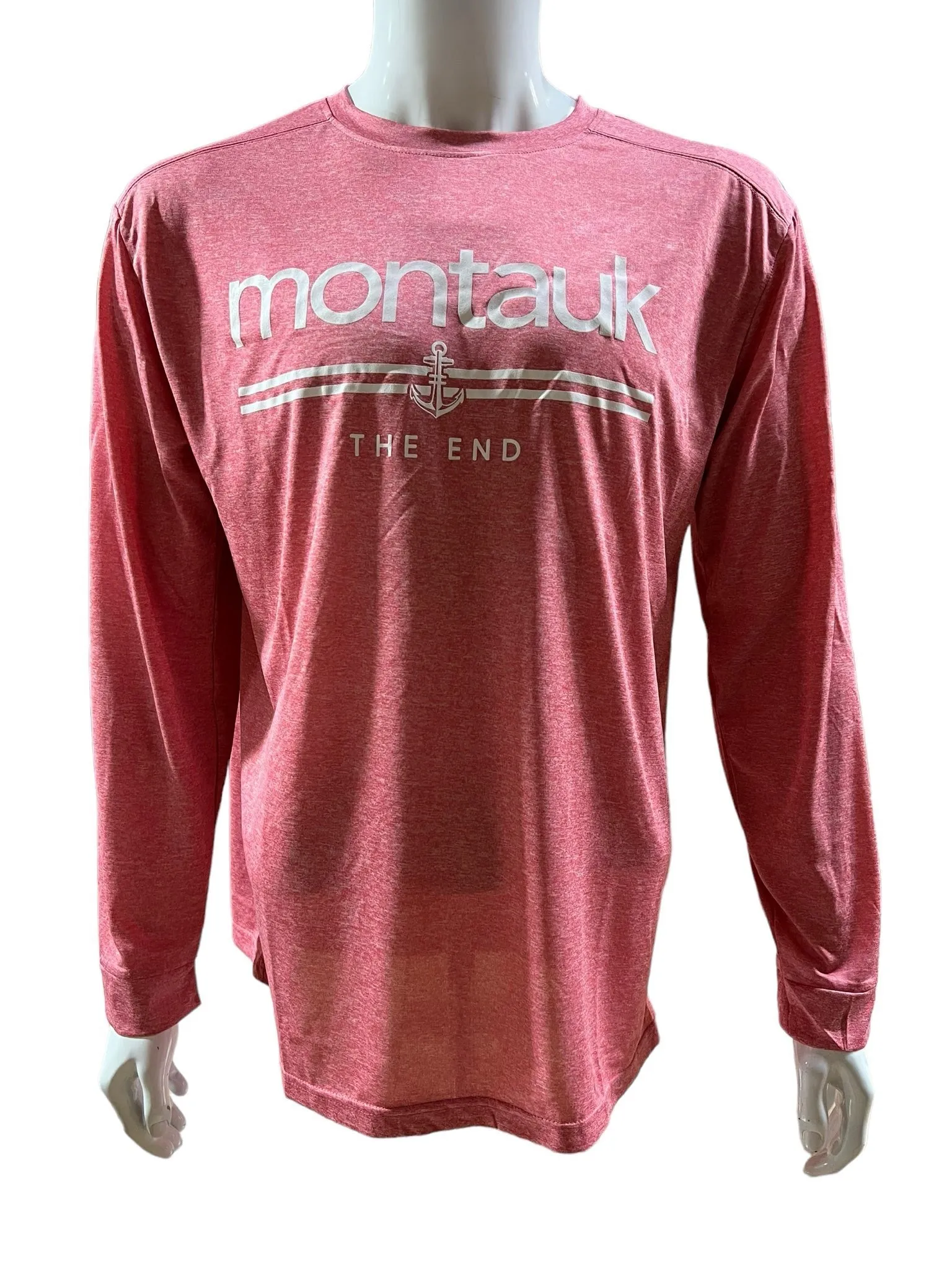 Adult Montauk The End Anchor DriFit UBF 50 UV Plus Protection Long Sleeve Tee