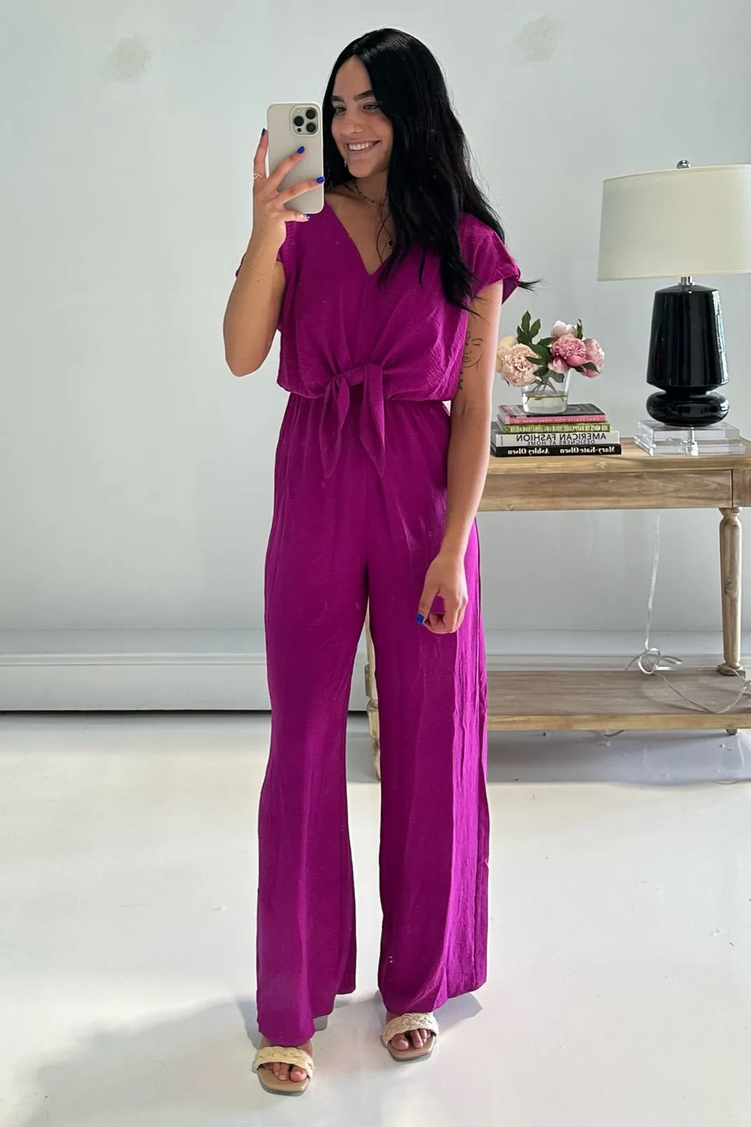 Alexa V-Neck Jumpsuit