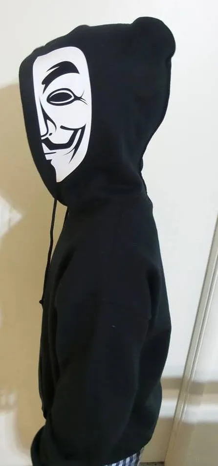 Anonymous Mask Hoodie