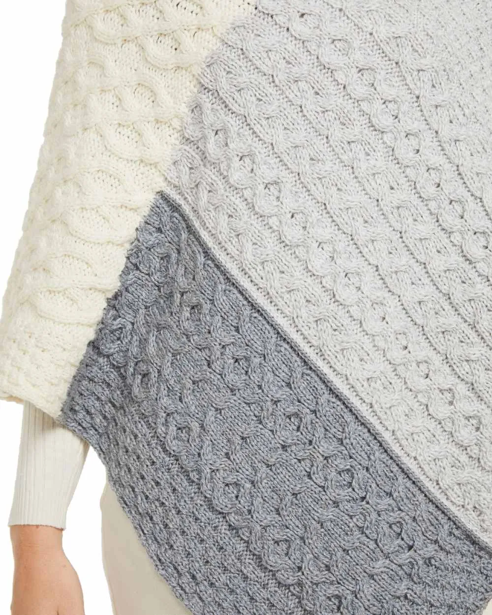 Aran Salthill Poncho