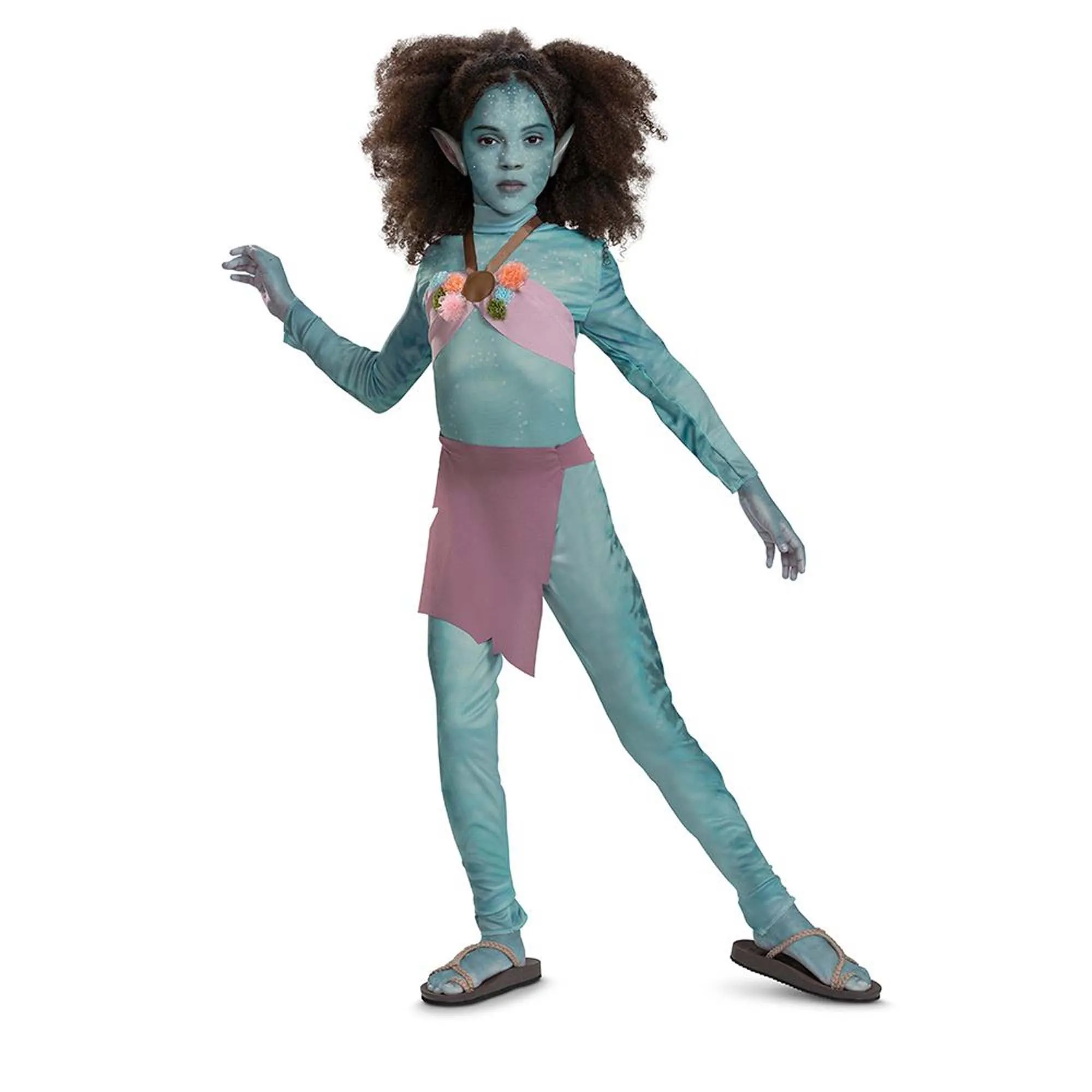 Avatar Tsireya Jumpsuit Costume for Kids, Blue Jumpsuit