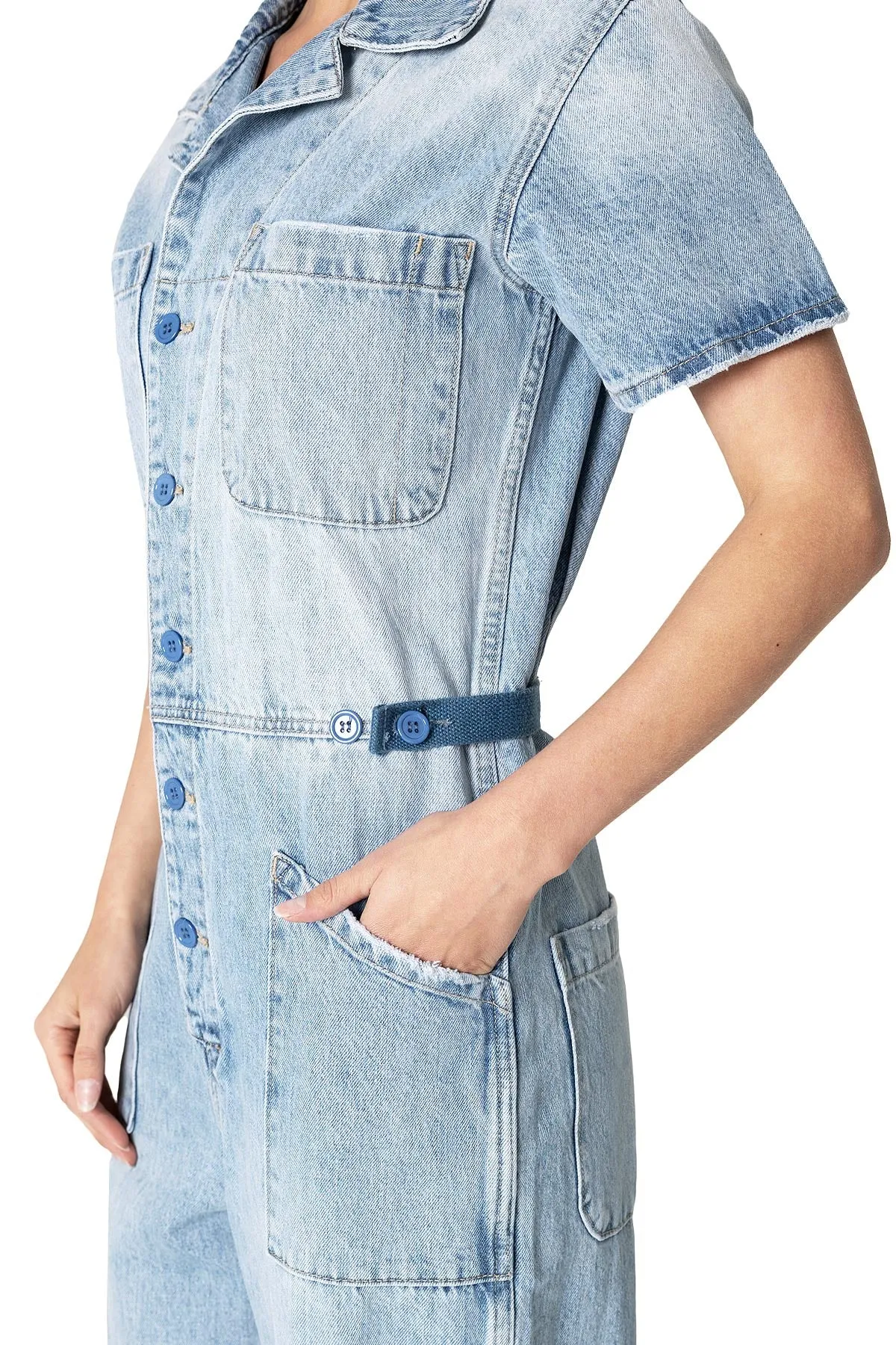 Aviation Denim Jumpsuit