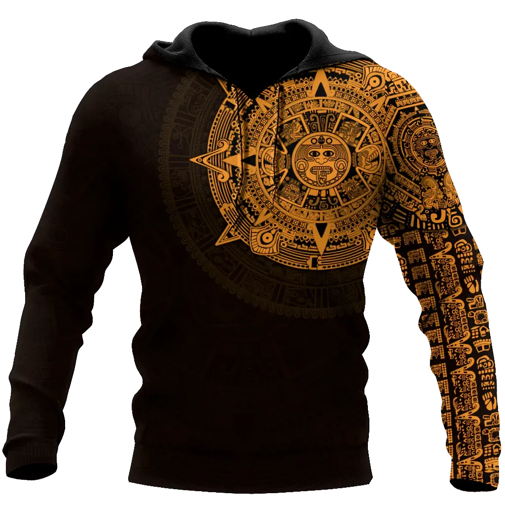 Aztec Mexico Jj Unisex Hoodie Aztec Hoodies 3D All Over Print Mexican Hoodies