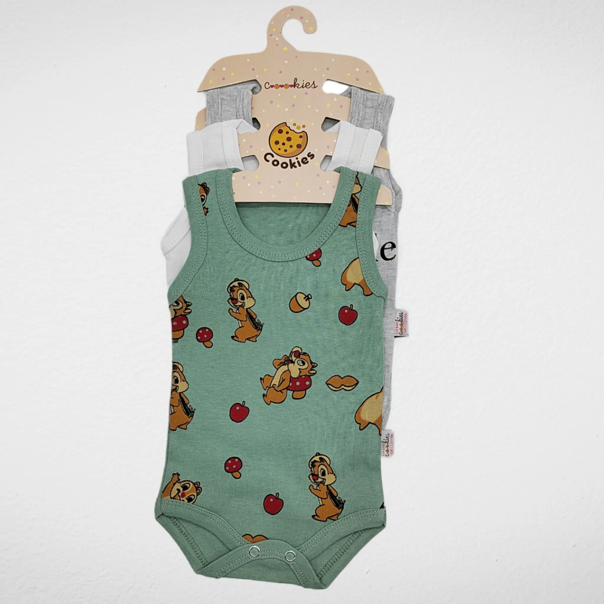 Baby Jumpsuit (Salopette) - Squirls