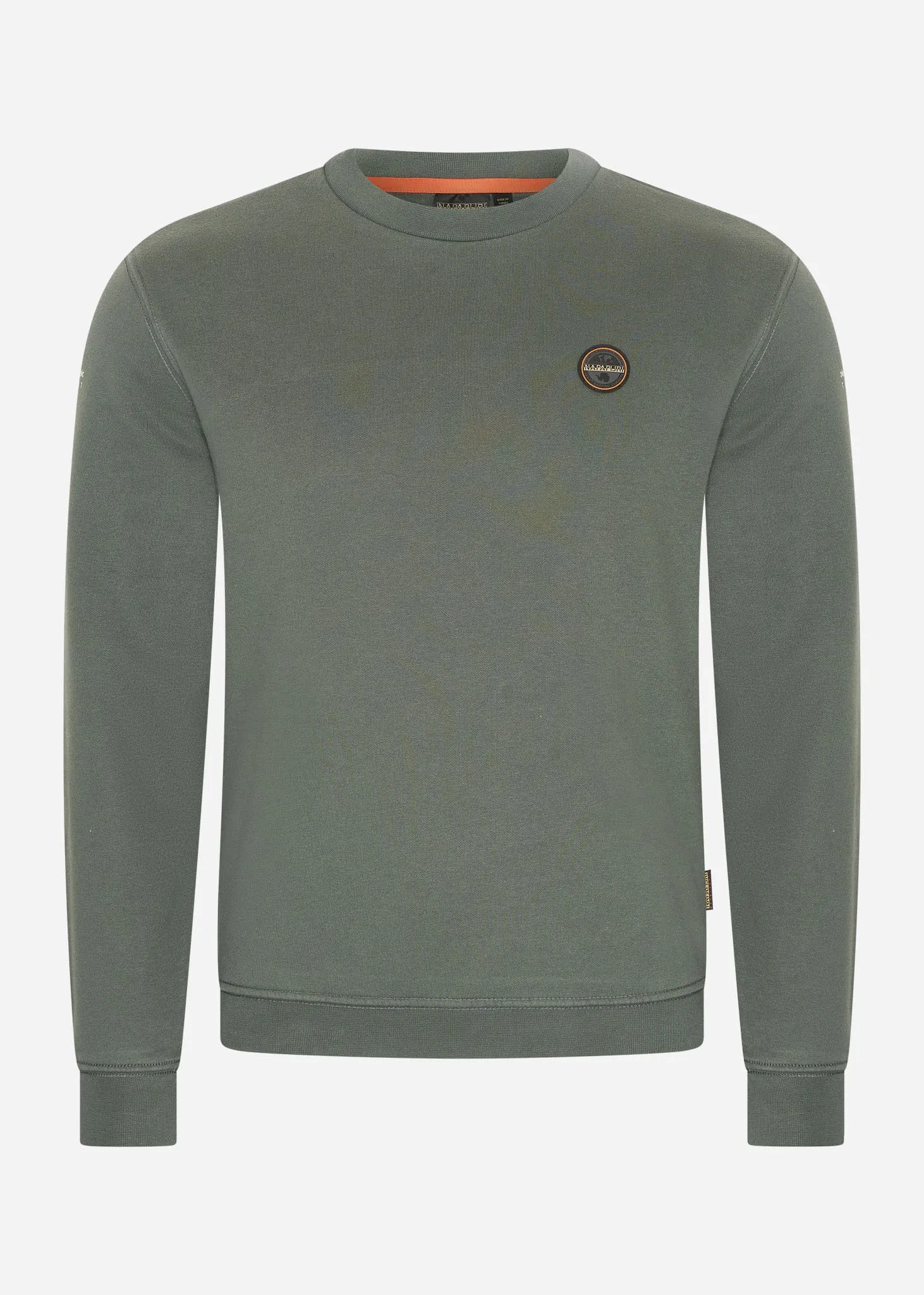 Badge crewneck sweater  - green urban