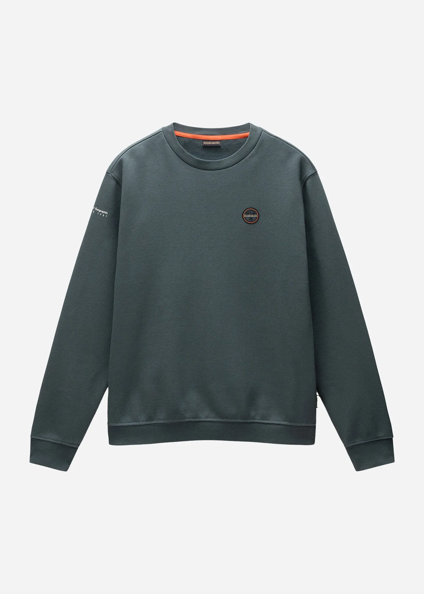 Badge crewneck sweater  - green urban