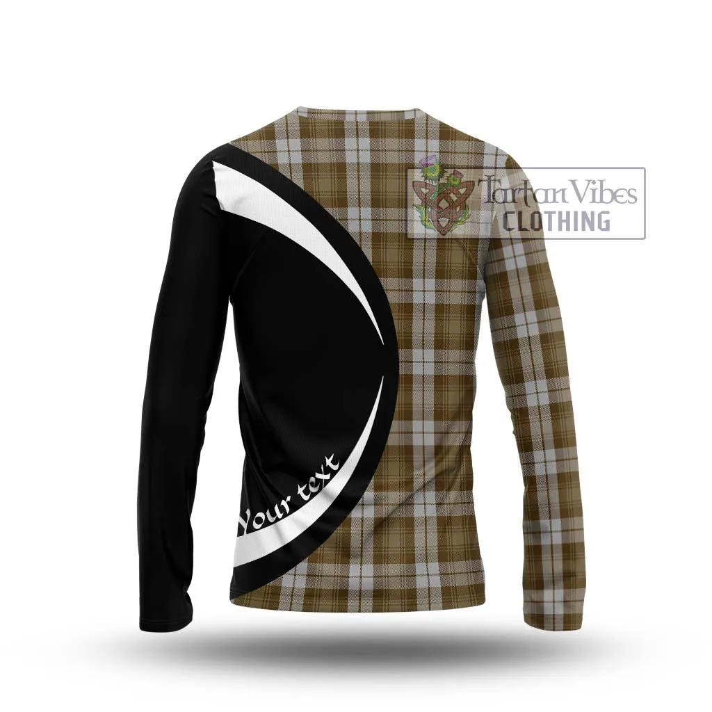 Baillie Dress Tartan Long Sleeve T-Shirt with Family Crest Circle Style