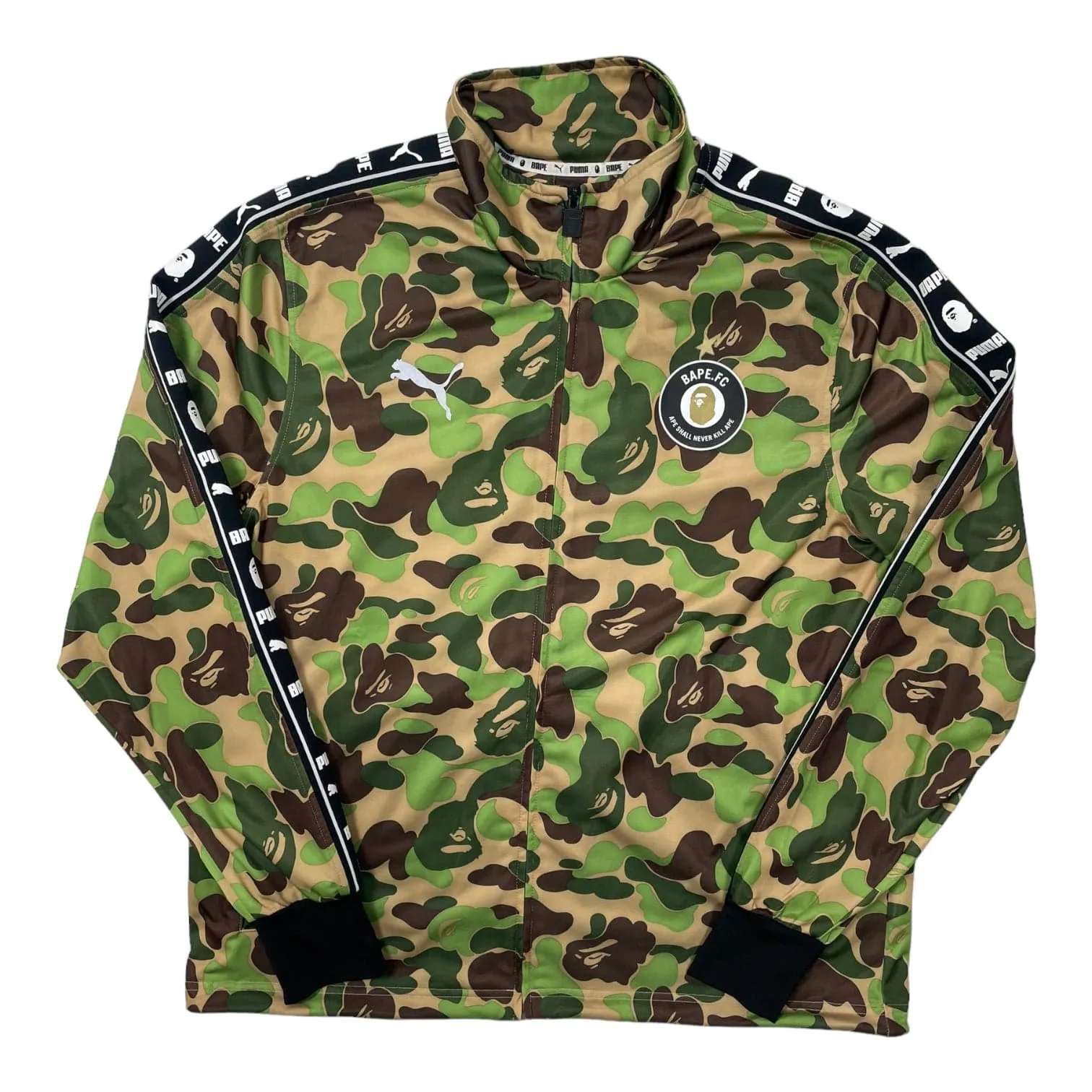 BAPE X Puma ABC Camo Track Jacket Green Pre-Owned