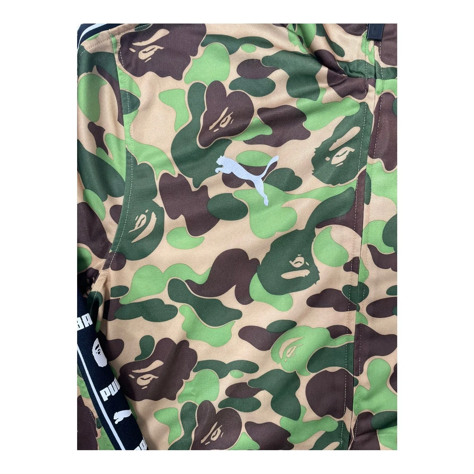 BAPE X Puma ABC Camo Track Jacket Green Pre-Owned