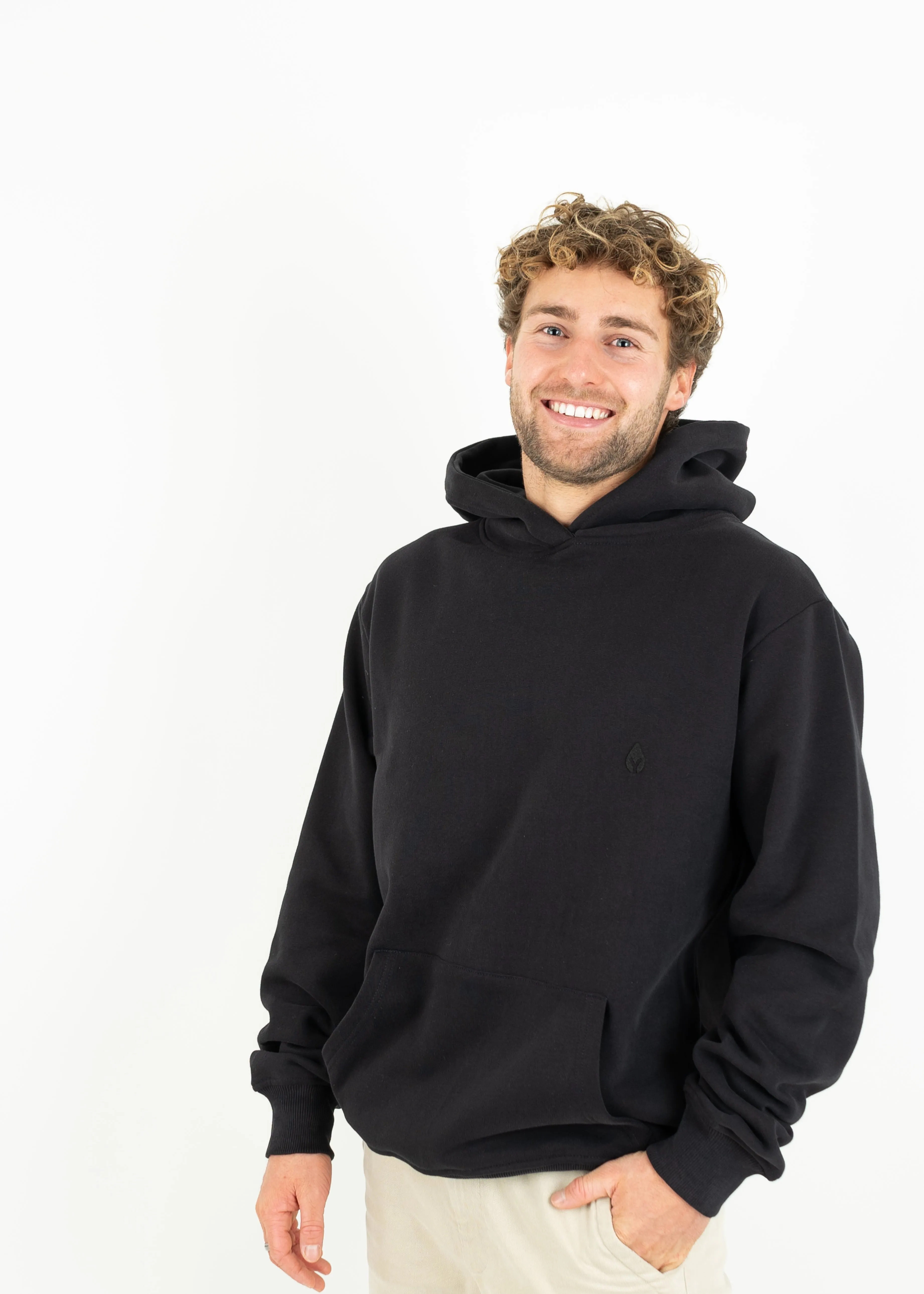 Basic-Hoodie MIKA Black