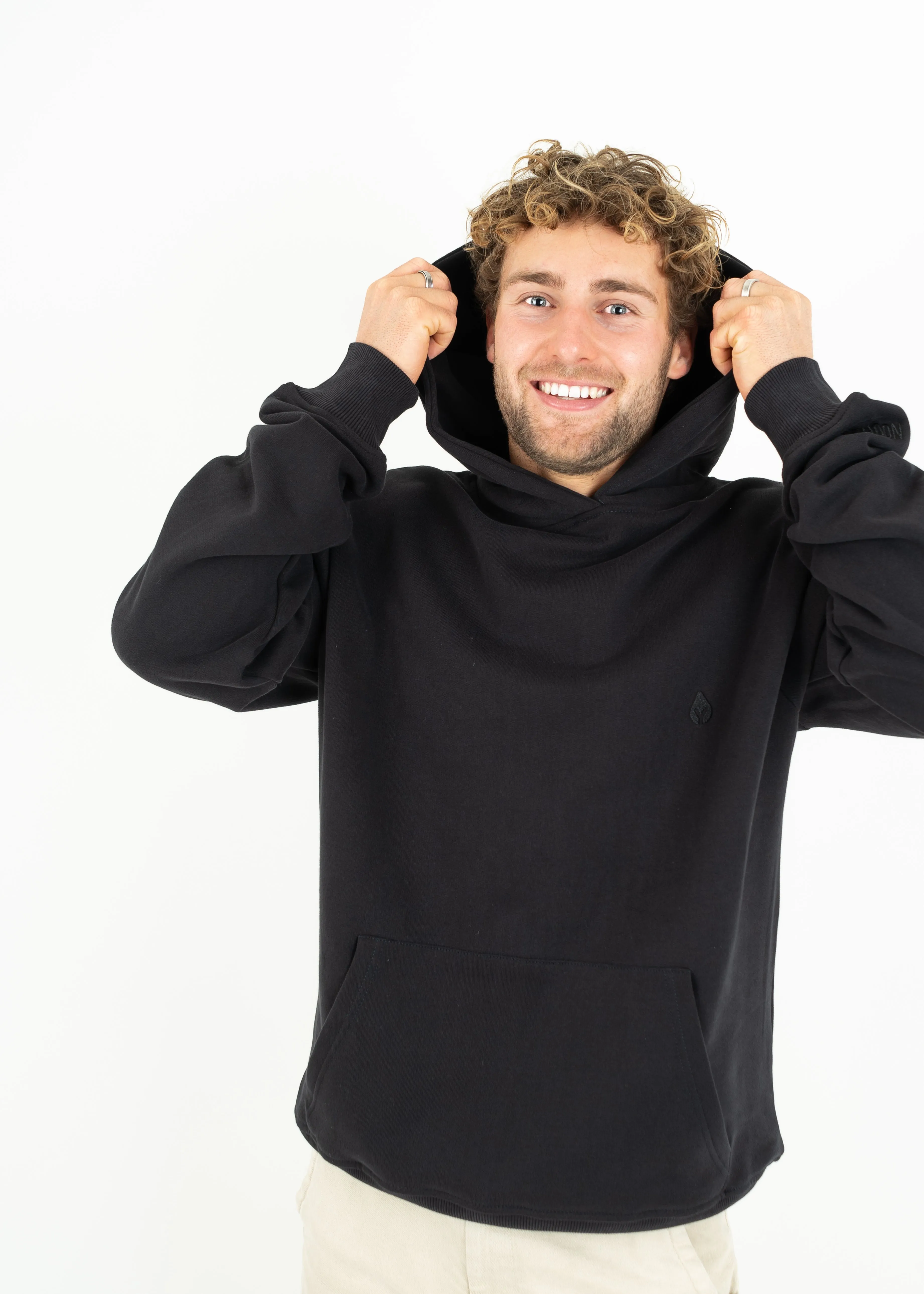 Basic-Hoodie MIKA Black