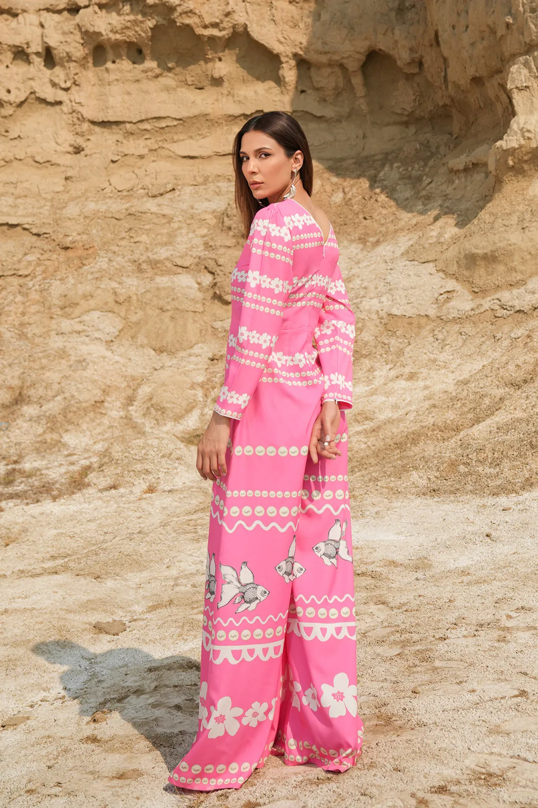 Baurai Jumpsuit - Pink