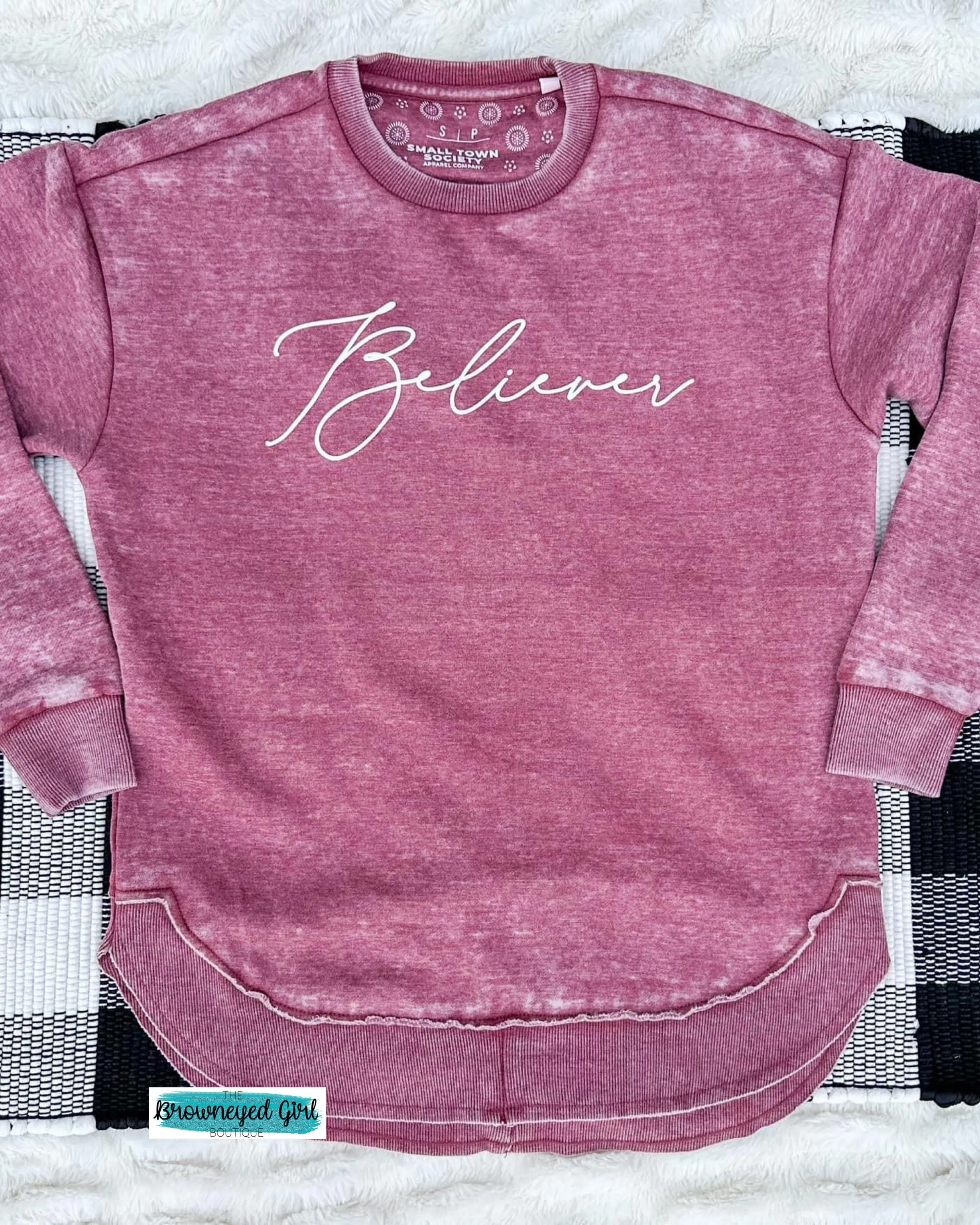 Believer Avery Crimson Vintage Fleece