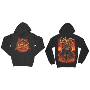 BLACK ZIP HOODY MAGMA LORD