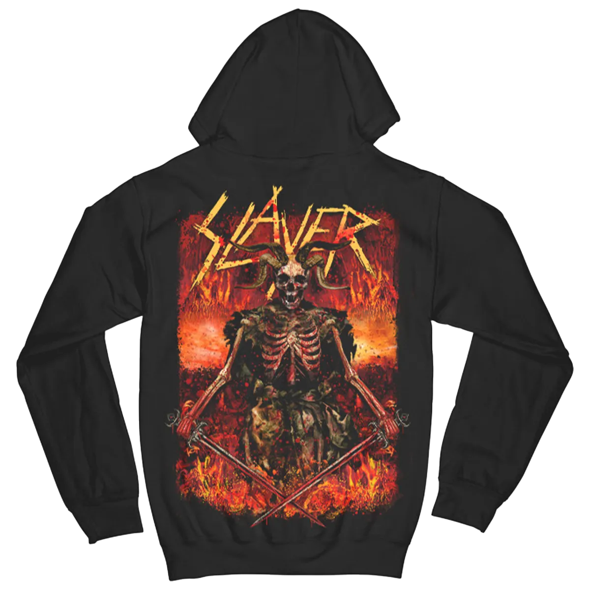 BLACK ZIP HOODY MAGMA LORD