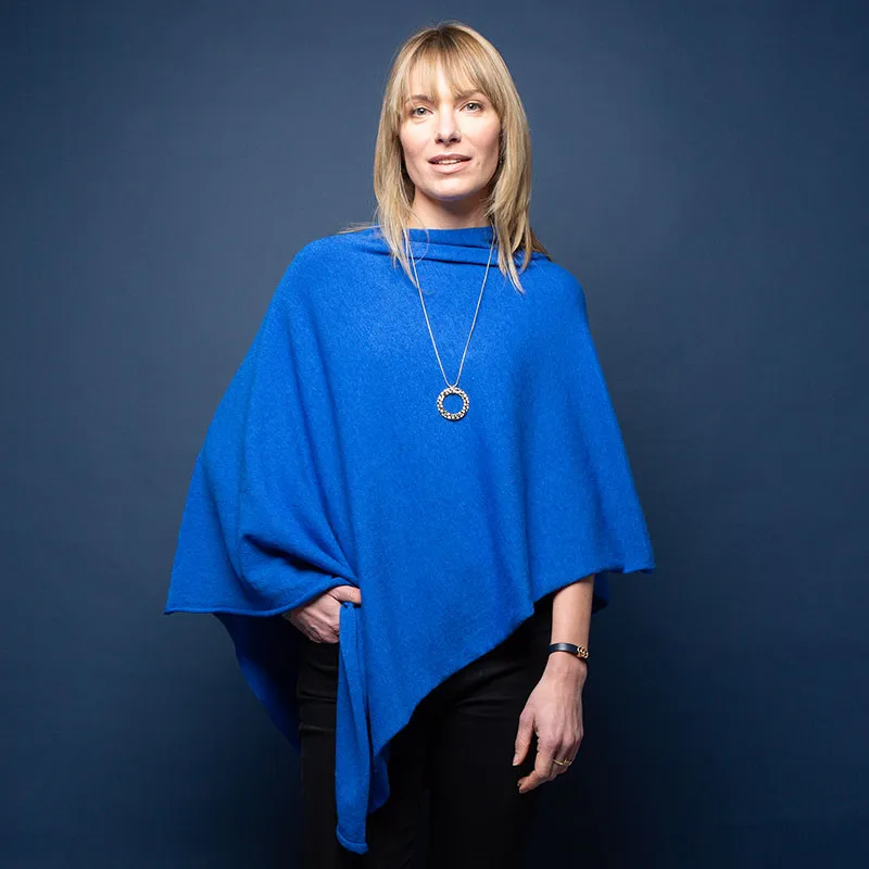 Blue Royal Tilley Poncho