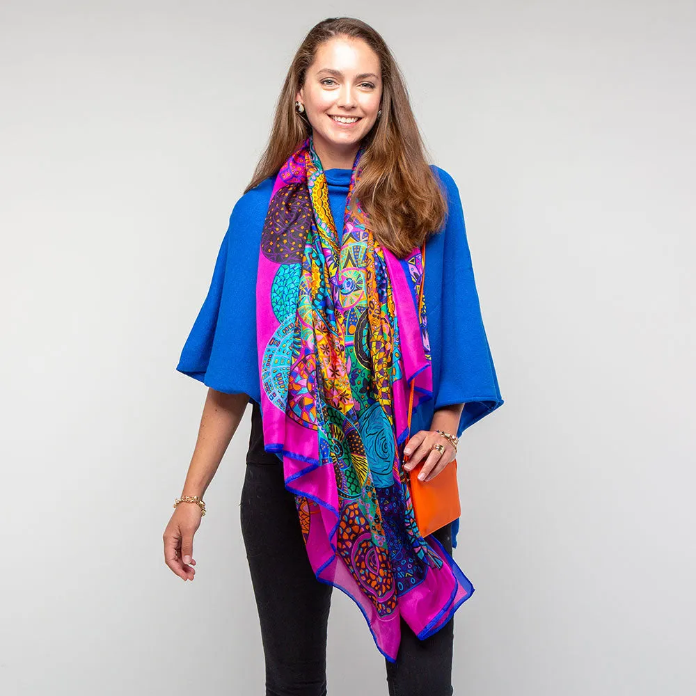 Blue Royal Tilley Poncho