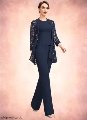 Briley Jumpsuit/Pantsuit Scoop Neck Floor-Length Jersey Mother of the Bride Dress SWK126P0014714