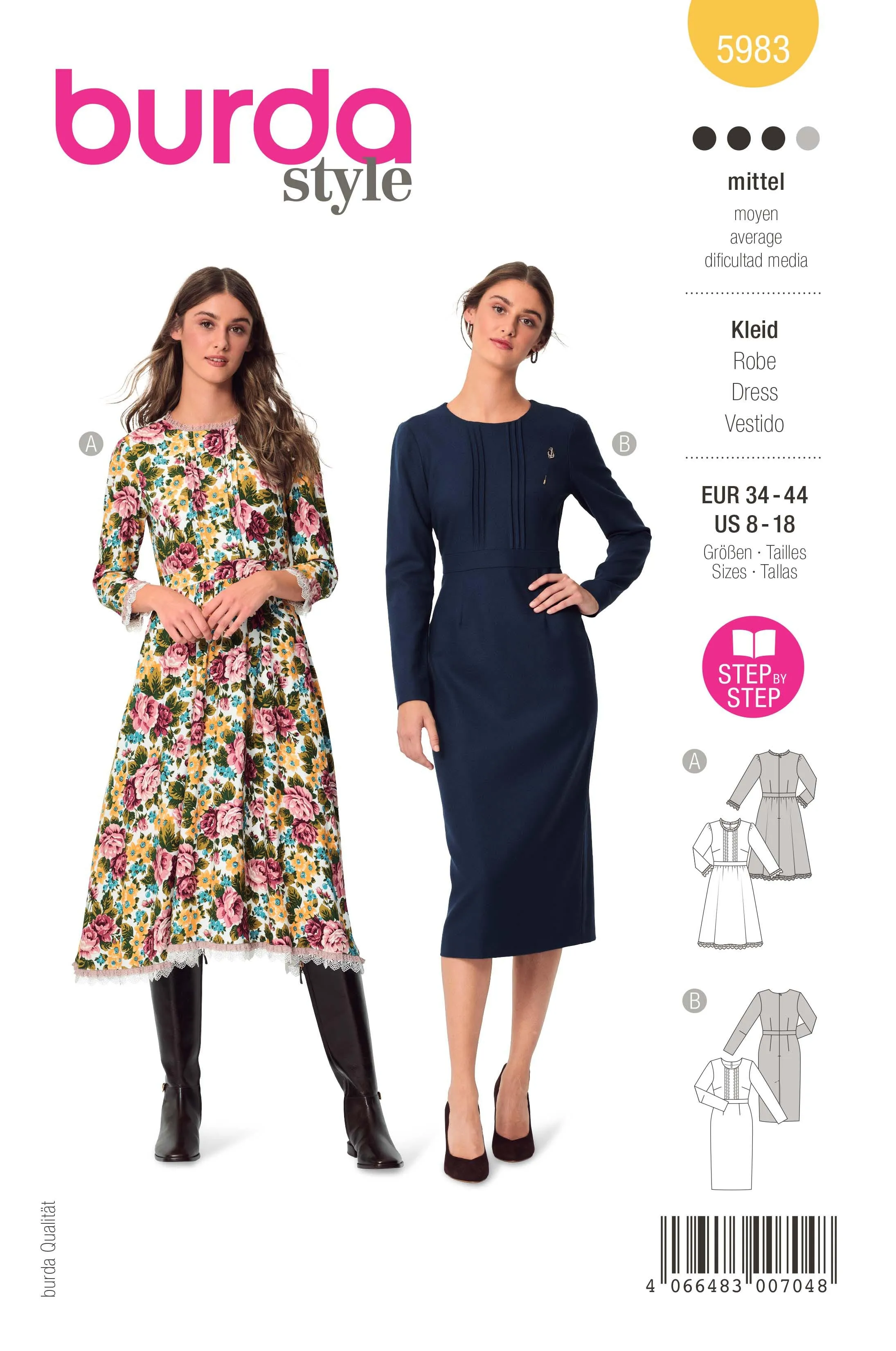 Burda - 5983  Dress