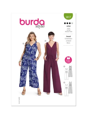 Burda Pattern X05817 Misses' Sportswear