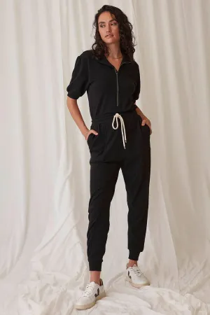 Campbell Jumpsuit in Deep Black