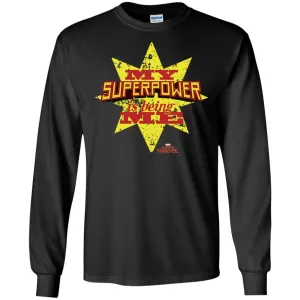 Captain Marvel My Superpower Is Being Me Men Long Sleeve Shirt