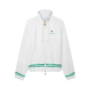 Casablanca Poly Tafeta Track Jacket 'White'