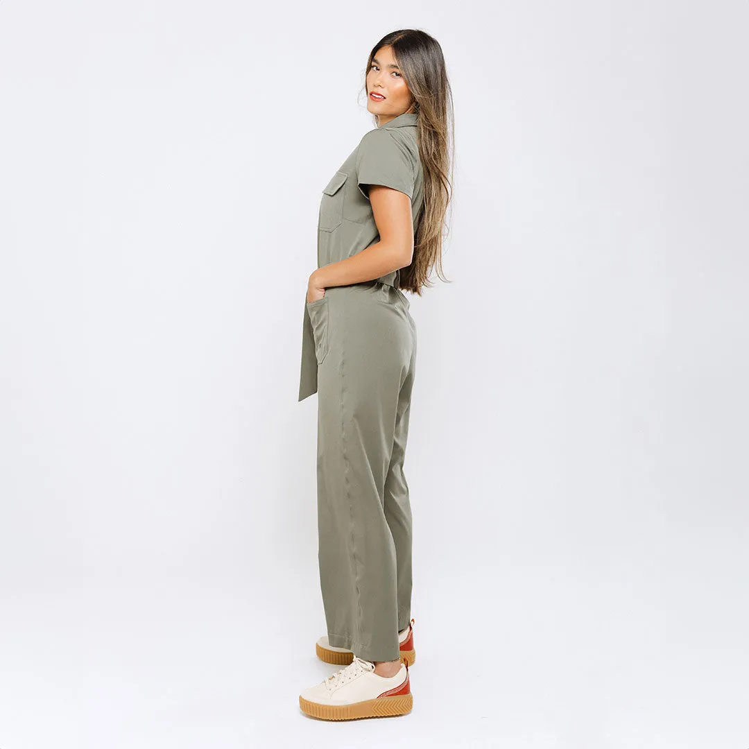 City Jumpsuit, Olive