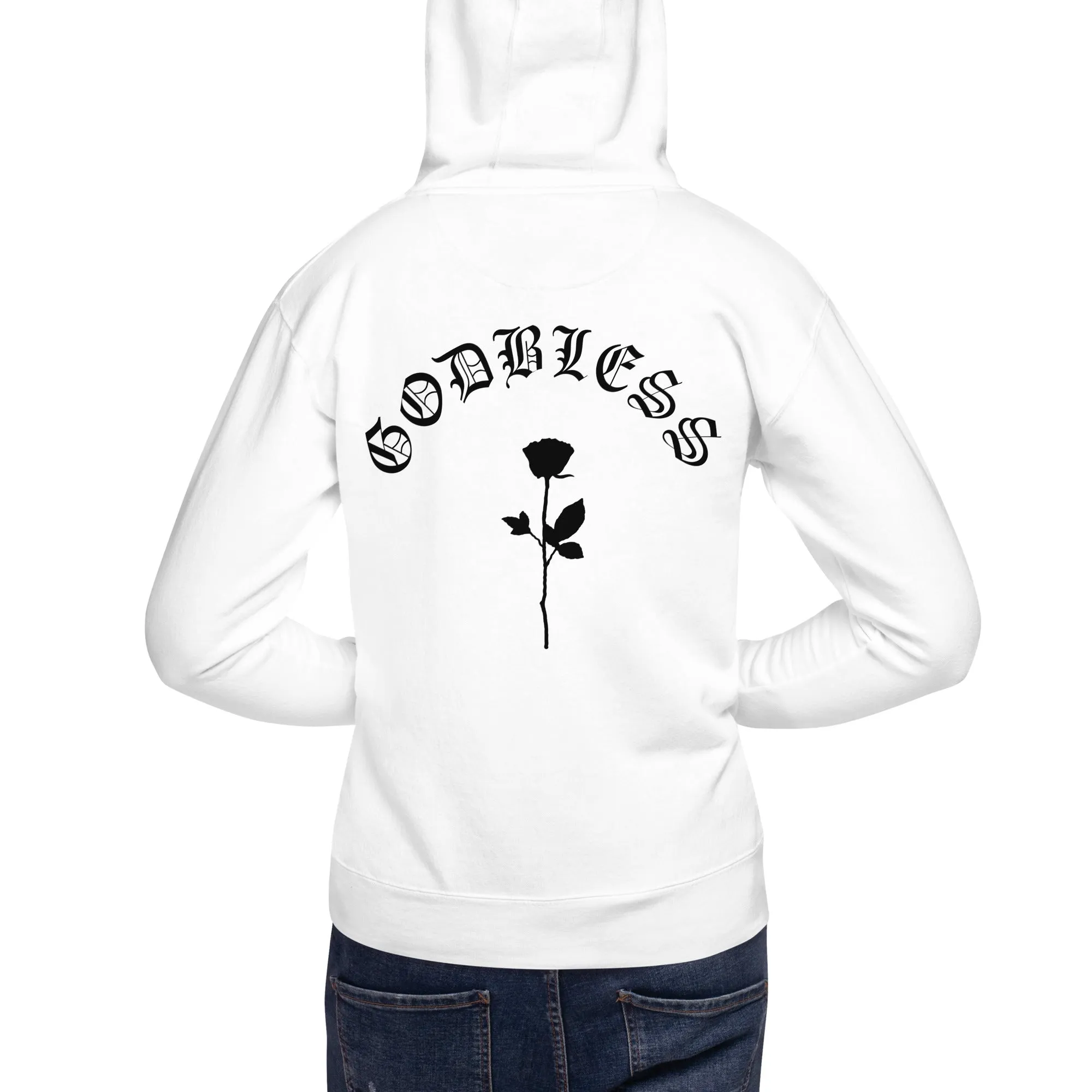 COCAINE & COUTURE  GOD BLESS HOODIE