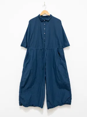 Collar Jumpsuit TC - Navy