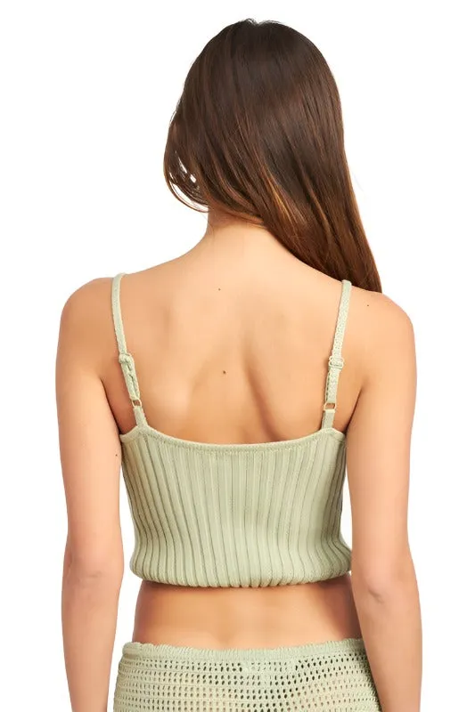 Crochet Crop Cami Top