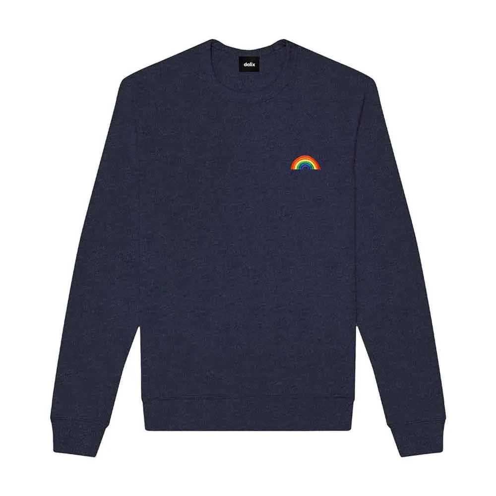 Dalix Rainbow Crewneck Sweatshirt