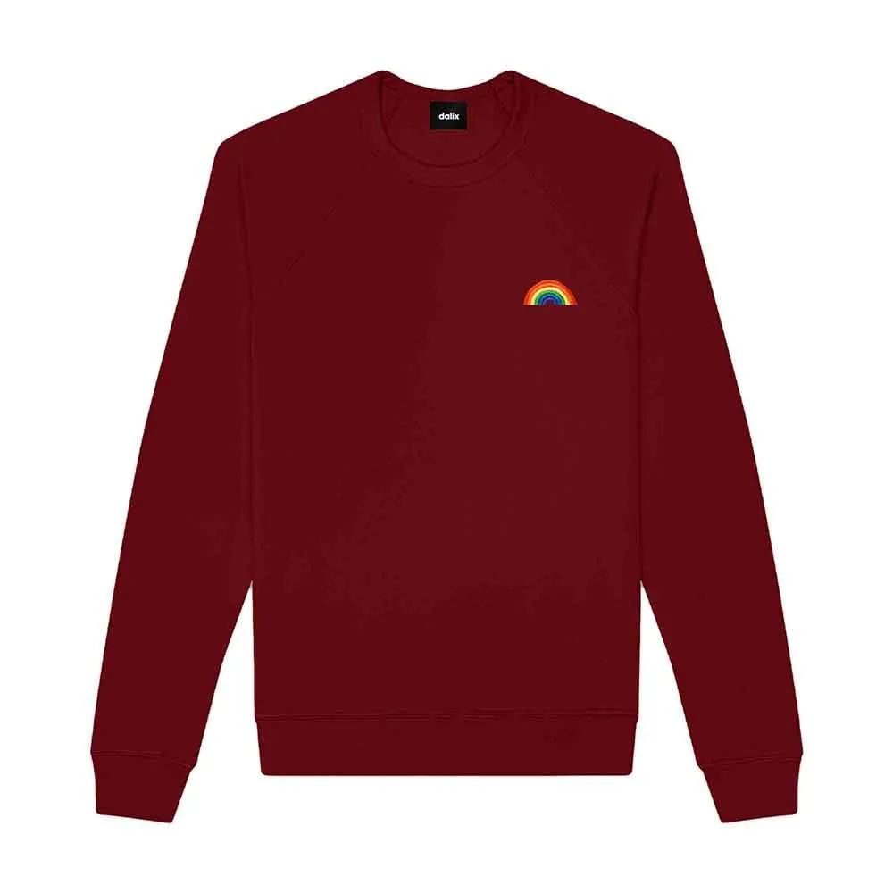 Dalix Rainbow Crewneck Sweatshirt