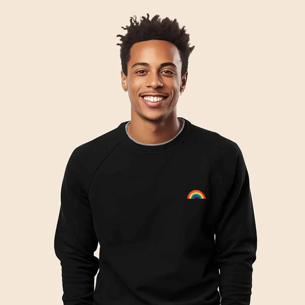 Dalix Rainbow Crewneck Sweatshirt