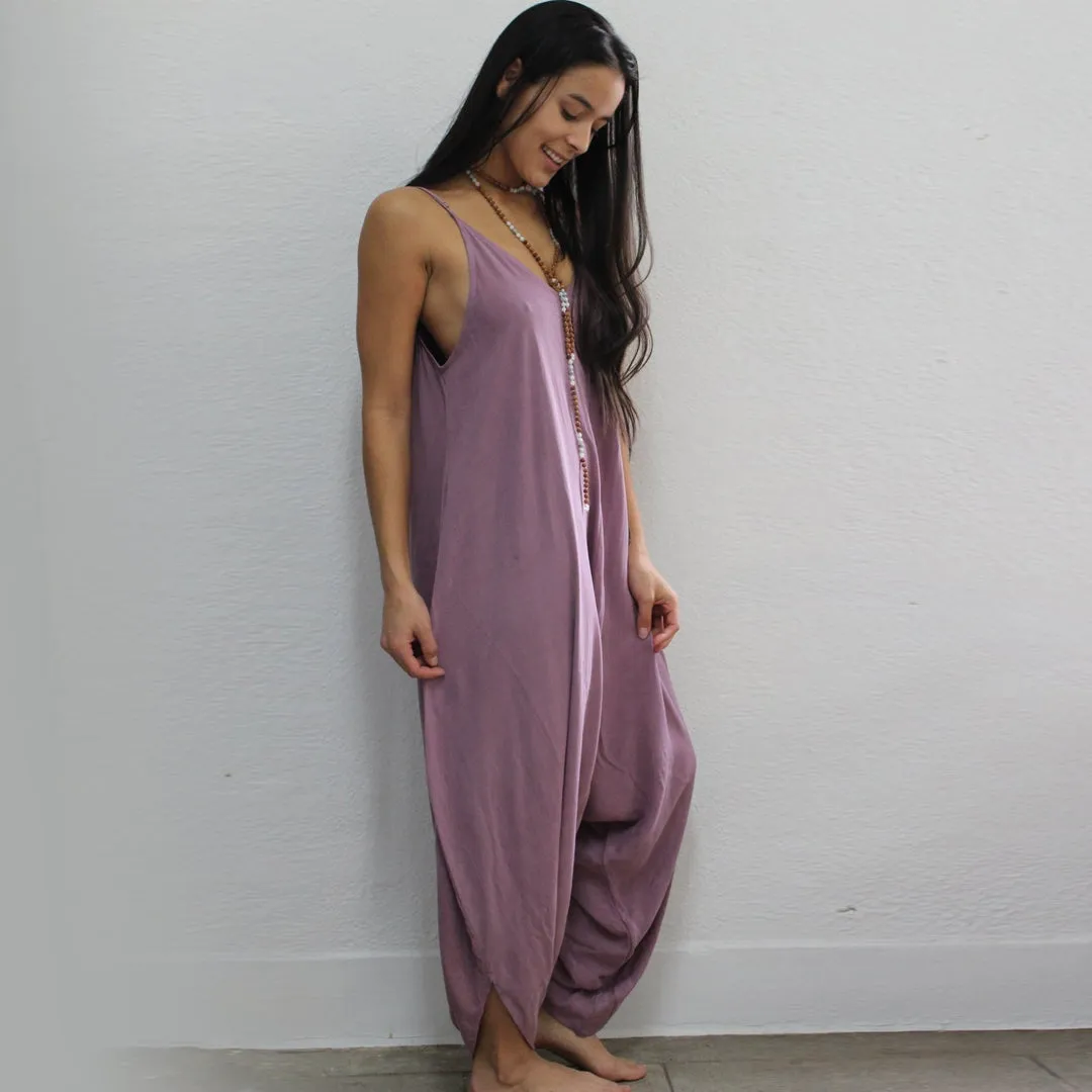 DAUGHTERS OF CULTURE PLUM JUMPSUIT