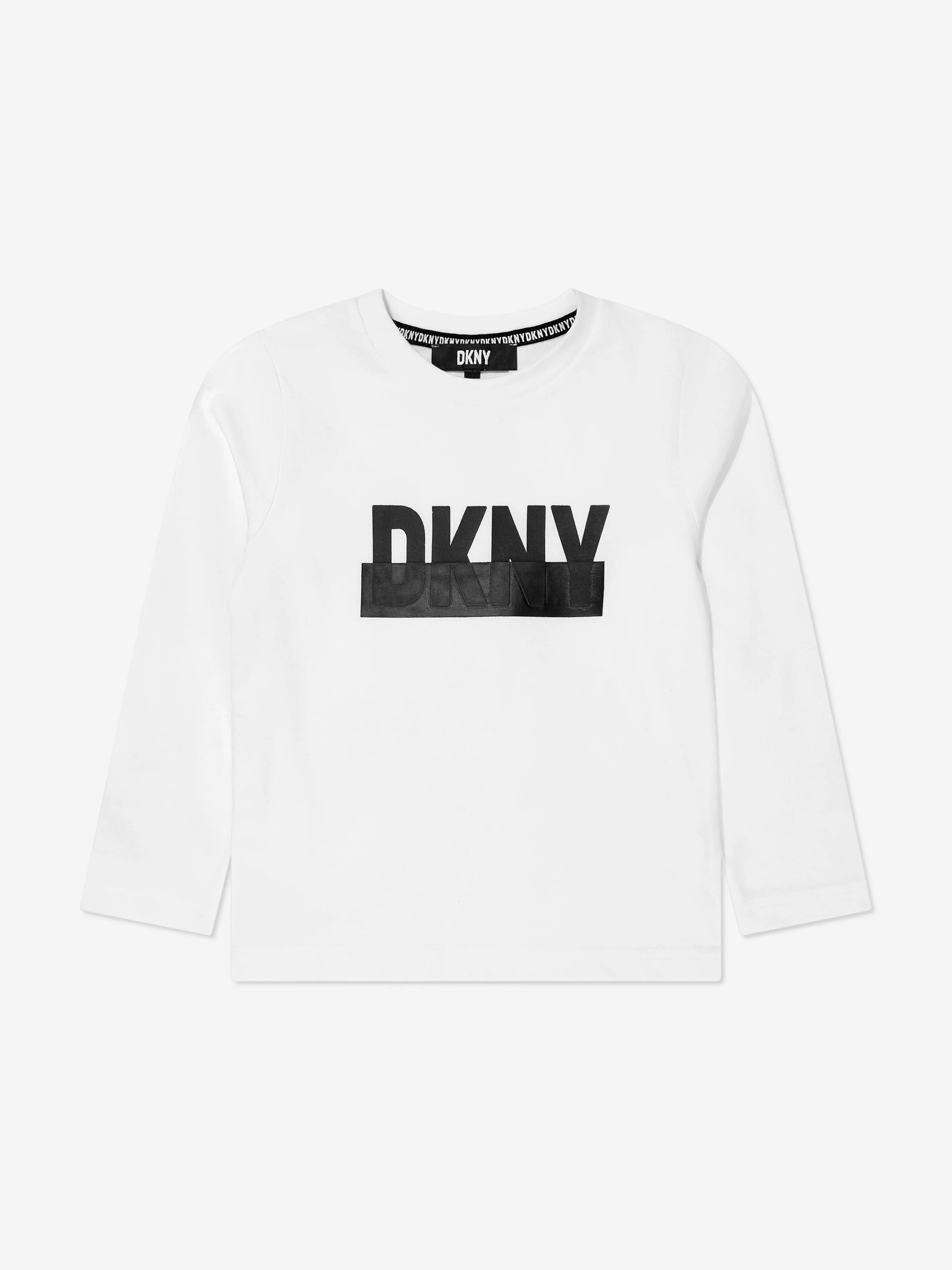 DKNY Boys Organic Cotton Long Sleeve T-Shirt