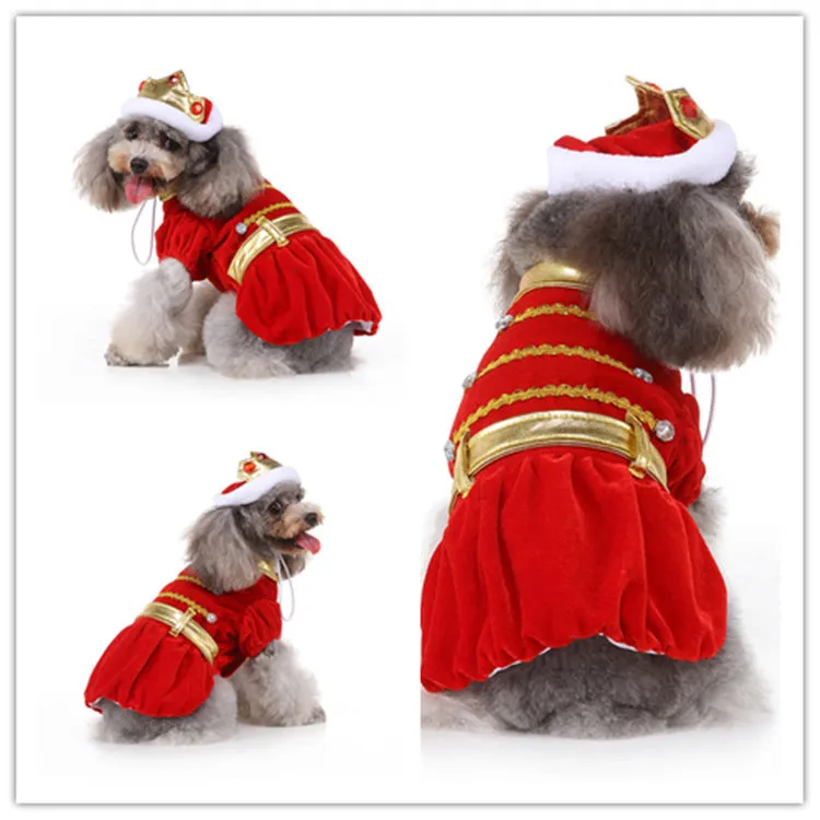 Dog Christmas Jumpsuit - Festive Holiday Outfit