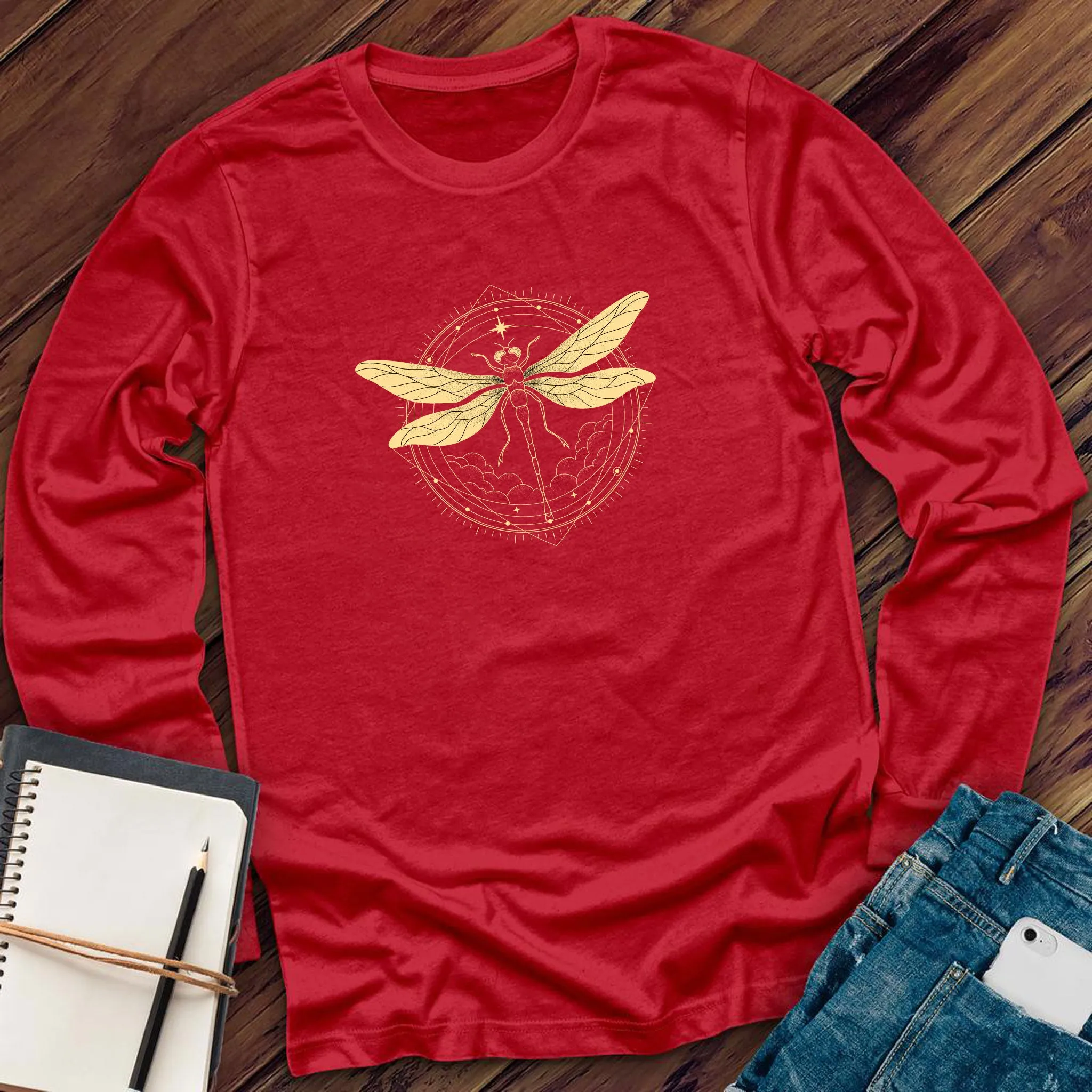 Dragon Fly Compass Long Sleeve