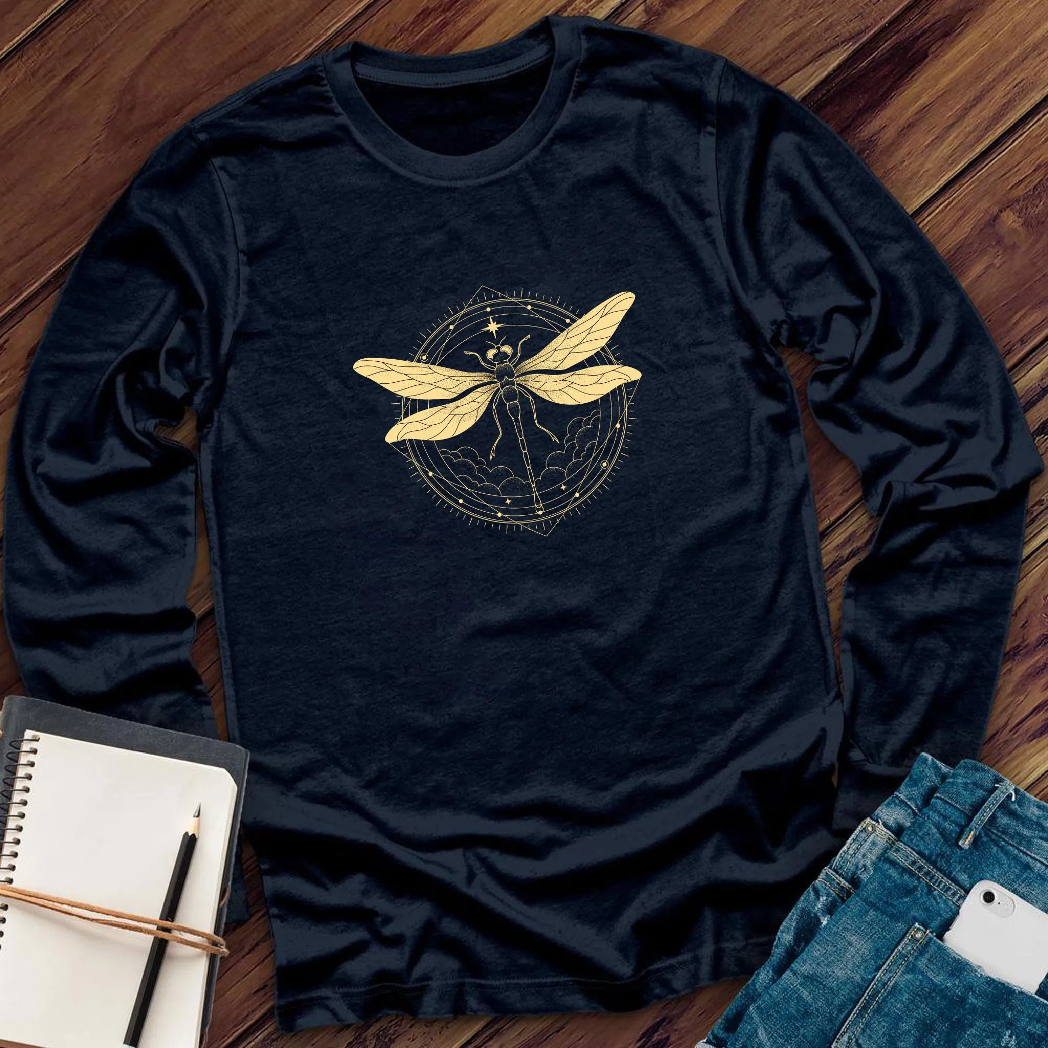 Dragon Fly Compass Long Sleeve