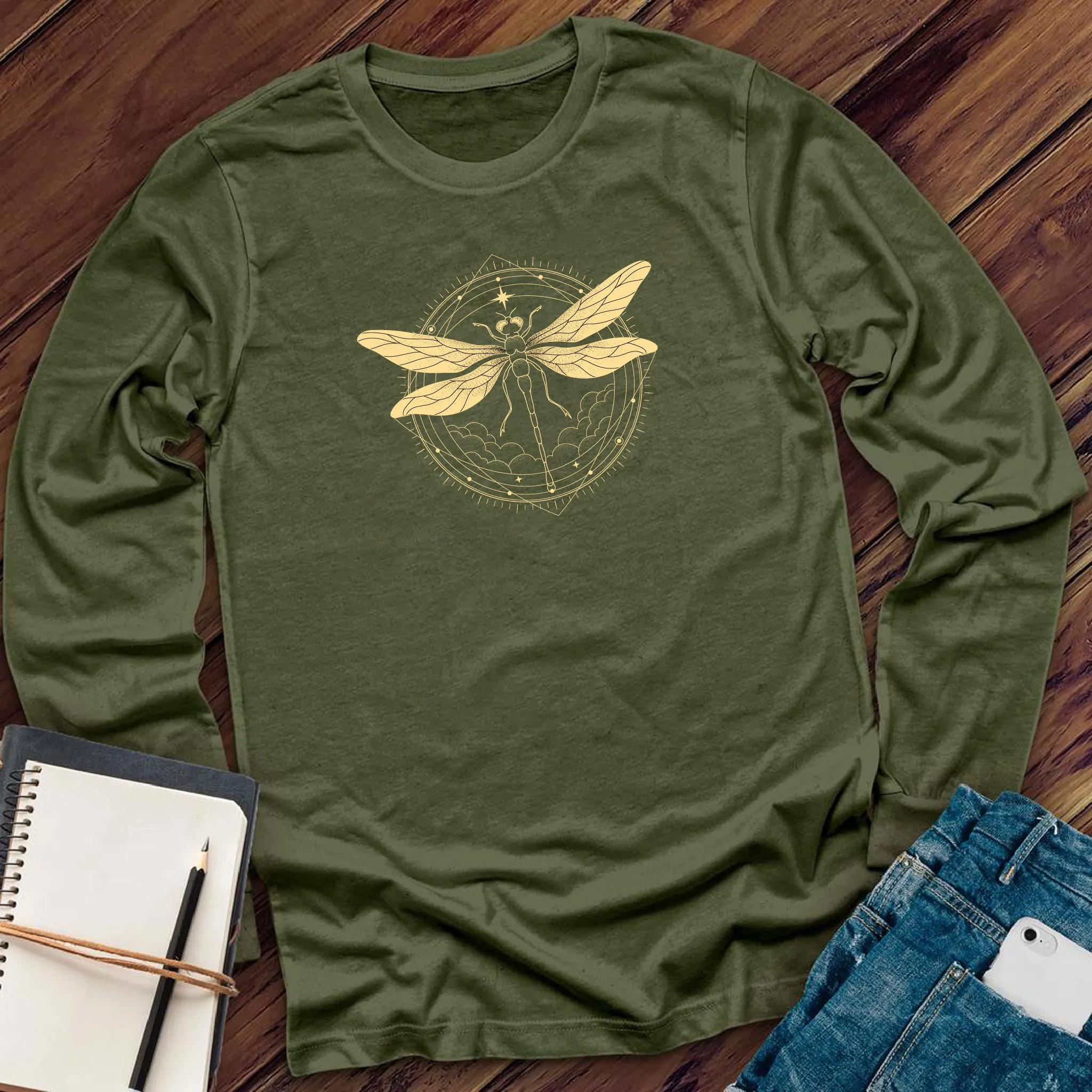 Dragon Fly Compass Long Sleeve