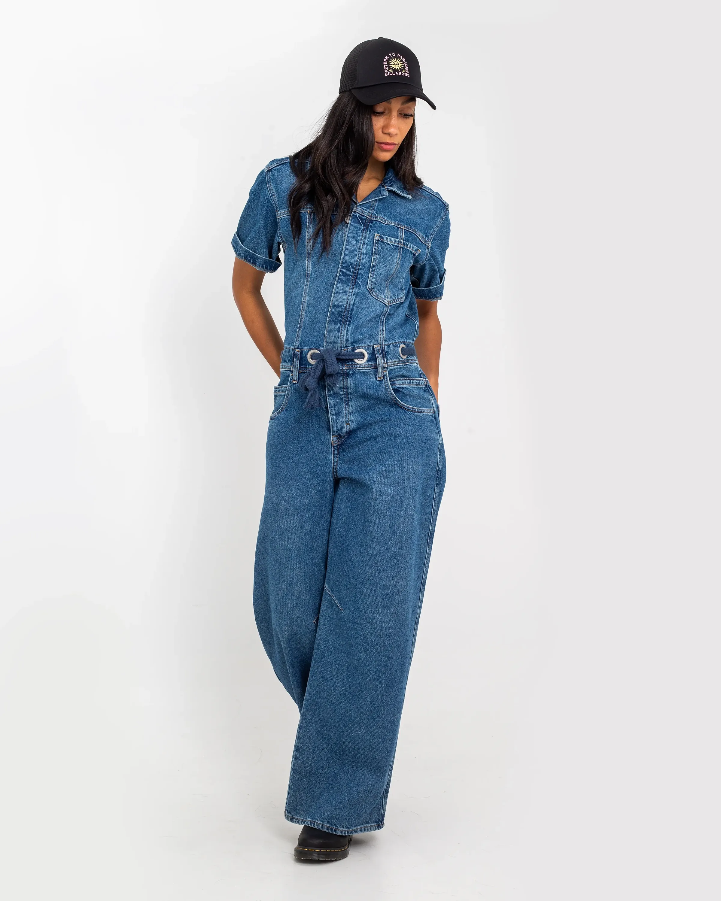 Edison Jumpsuit in Cape Blue