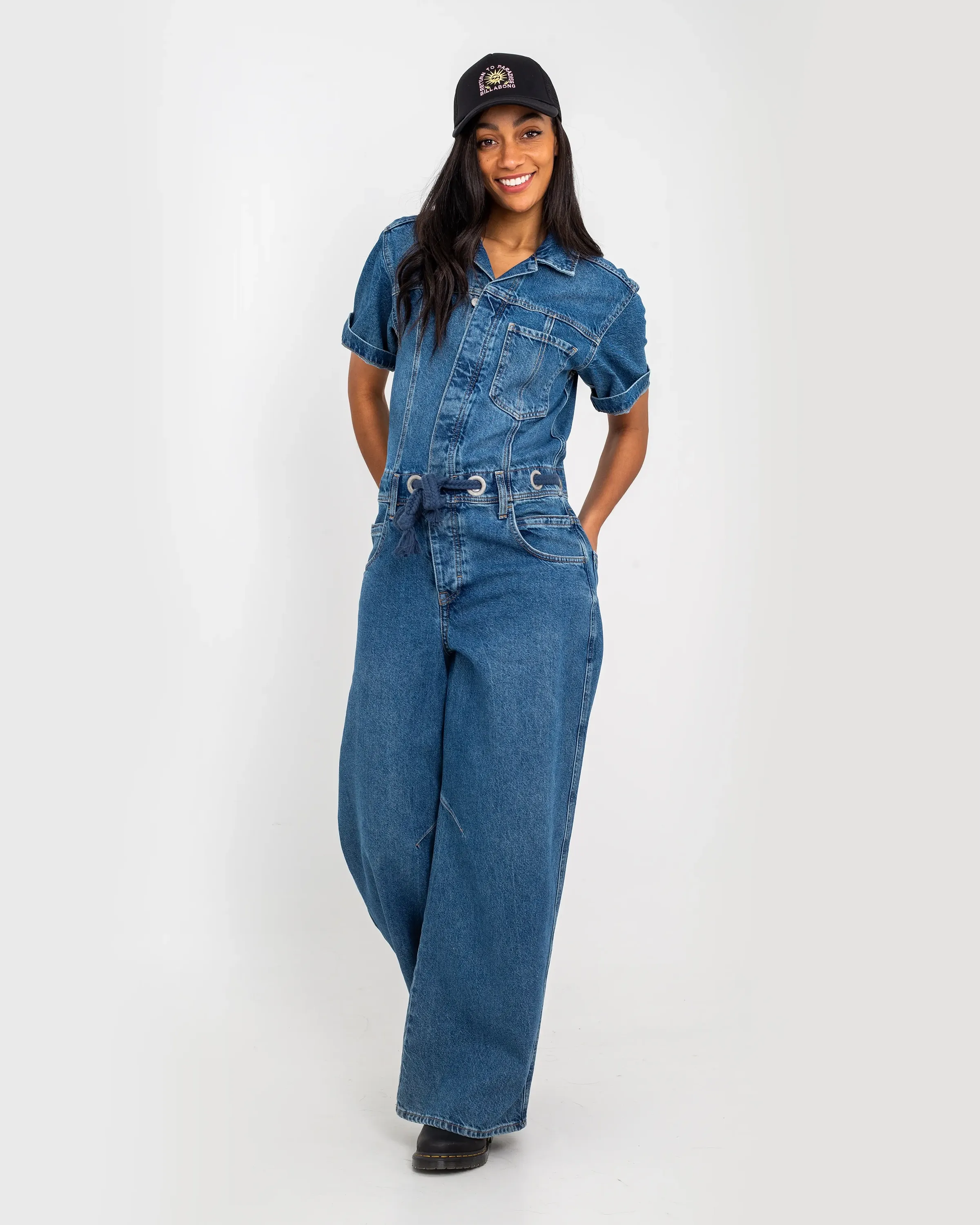 Edison Jumpsuit in Cape Blue