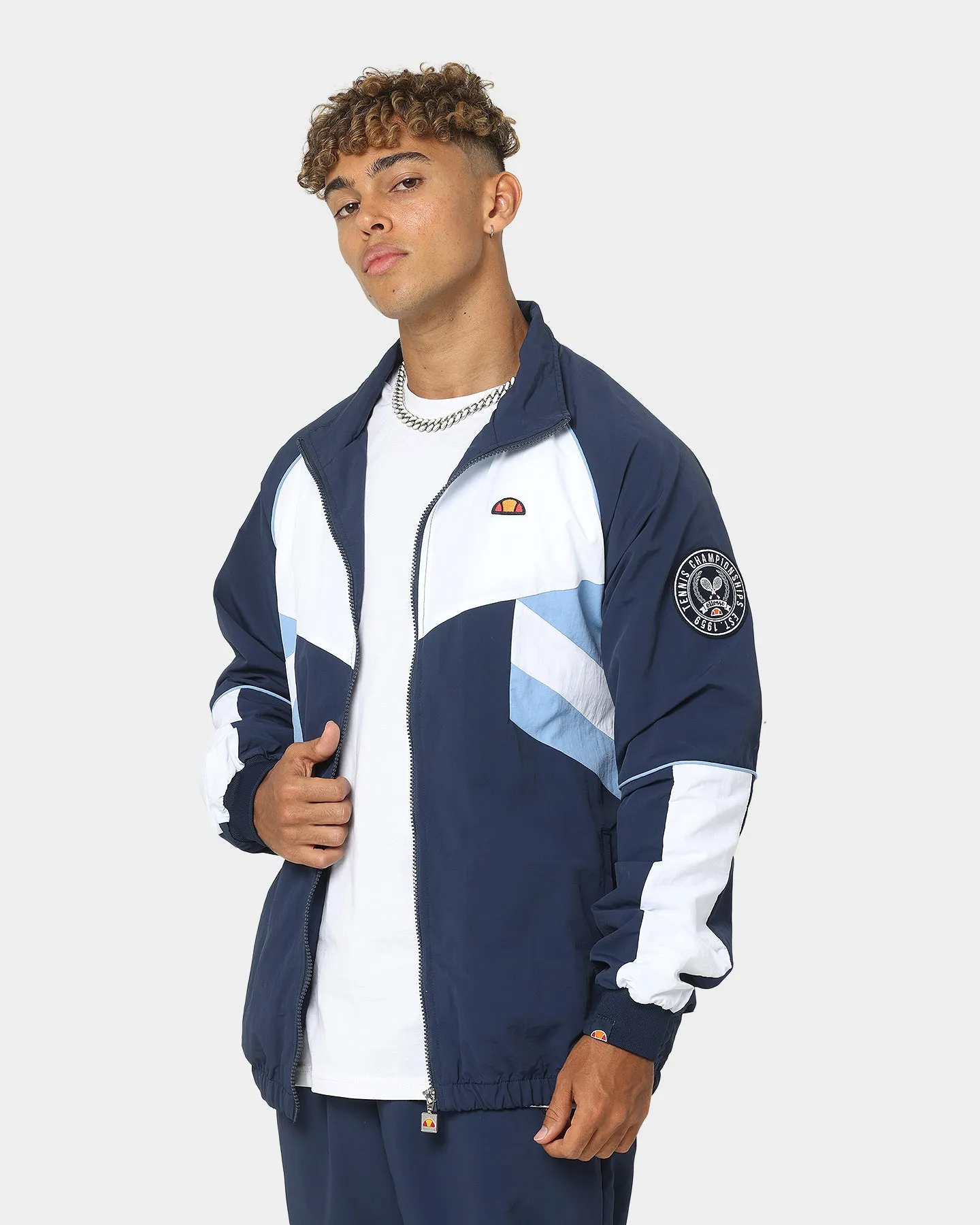 Ellesse Orey Track Windbreaker Jacket Navy