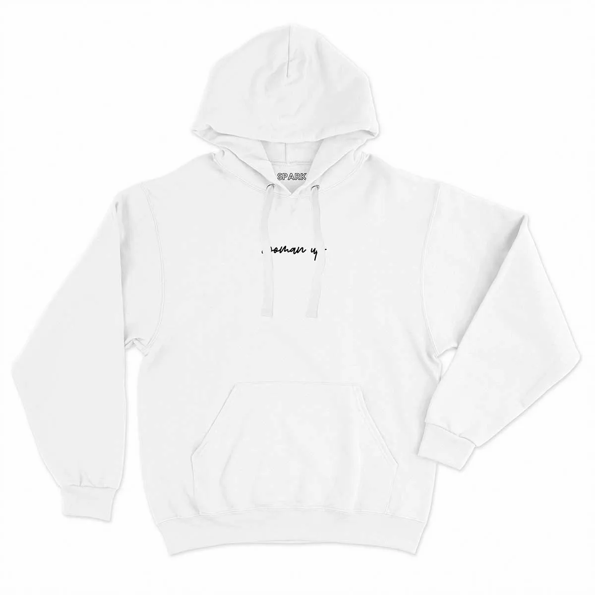 Embroidered Woman Up Hoodie