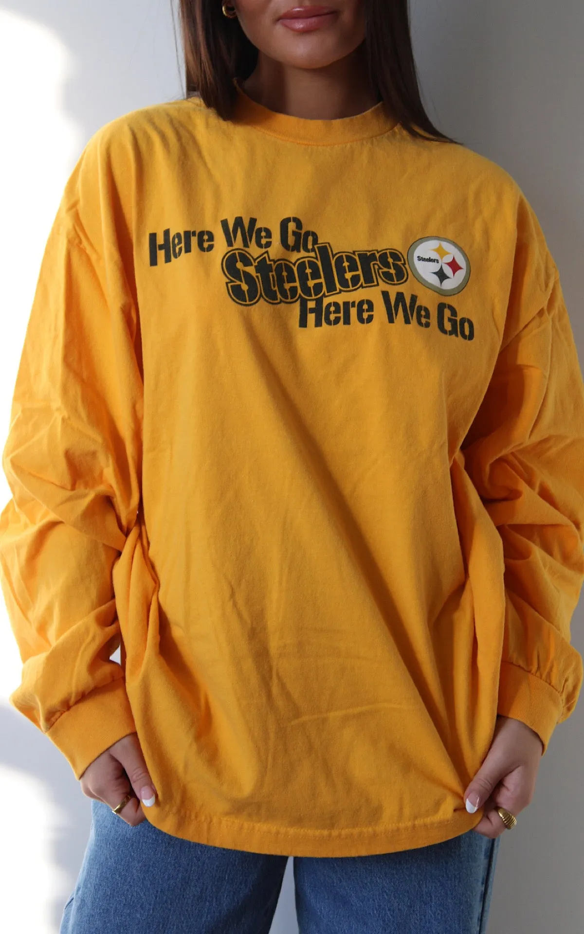 Evil Twin Here We Go Steelers Vintage Long Sleeve