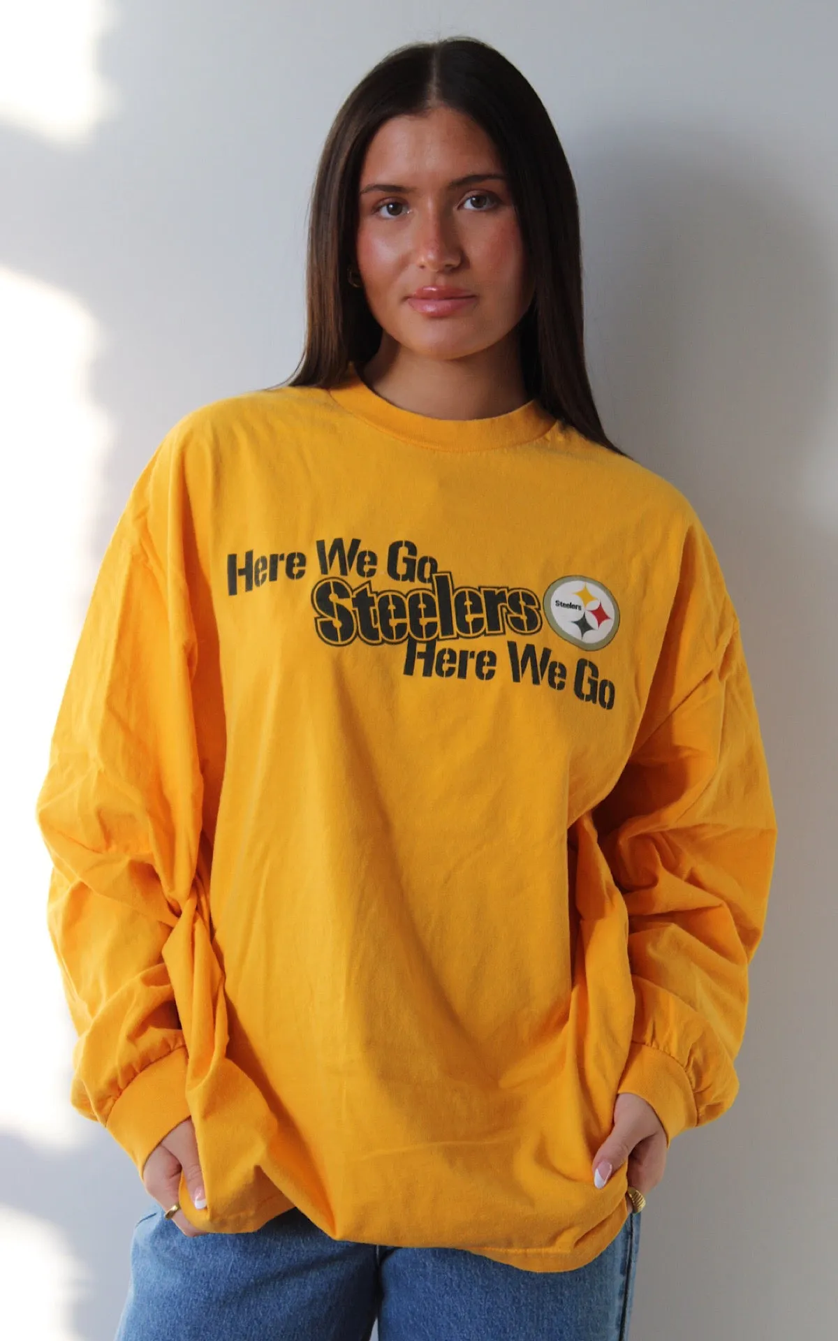 Evil Twin Here We Go Steelers Vintage Long Sleeve