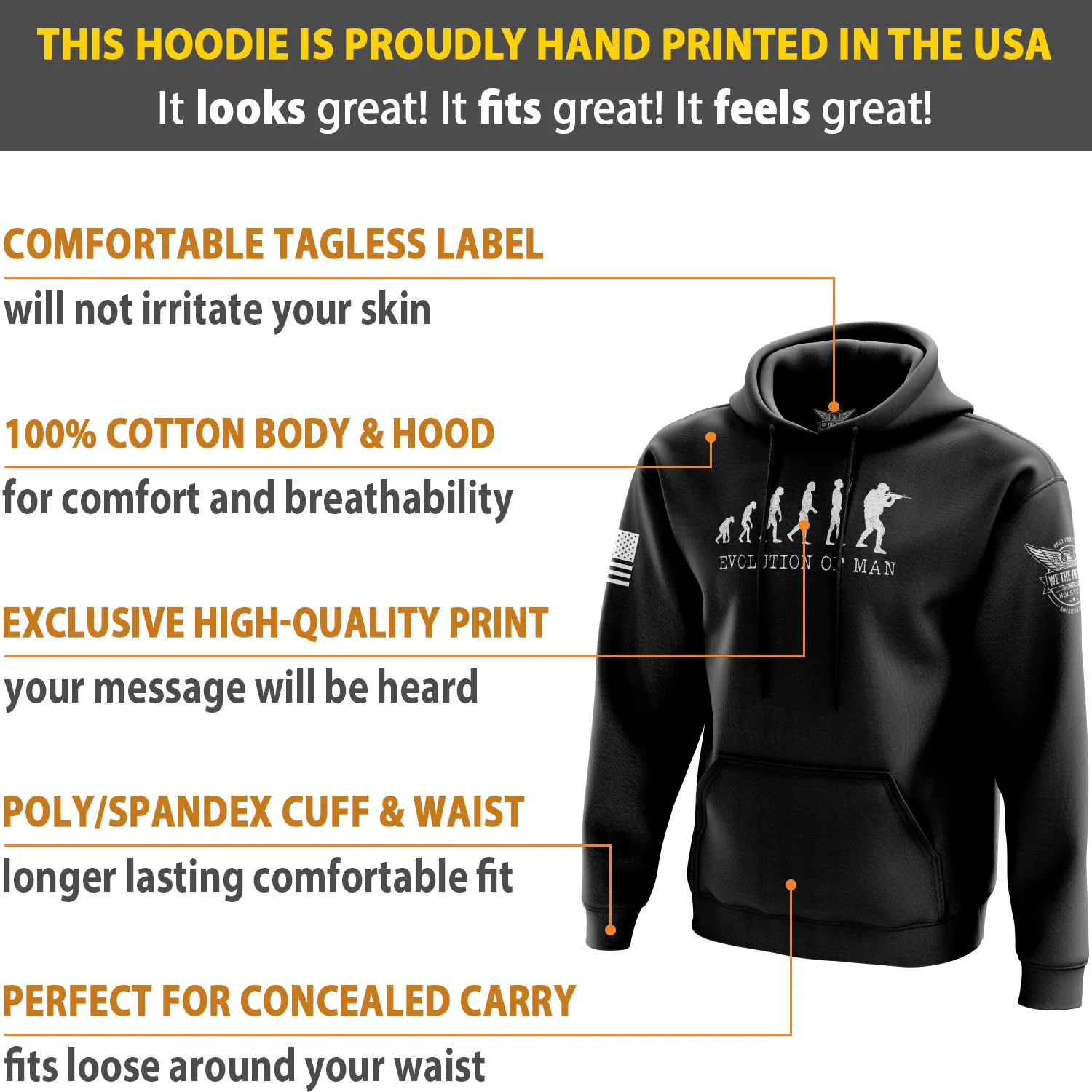 Evolution of Man Hoodie